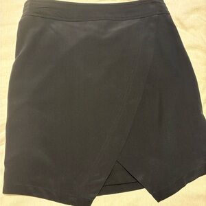 Black madewell silk skirt